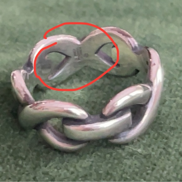 RETIRED James Avery Infinity Ring - Picture 3 of 3